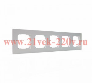 Рамка 5-м Pixel перламутр. TOKOV ELECTRIC TKE-PX-RM5-C04