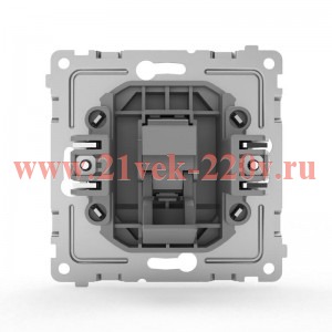 Розетка телефонная 1-м СП Pixel RJ11 механизм алюм. TOKOV ELECTRIC TKE-PX-RT1-C03