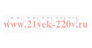 Рамка 5-м Эпика пластик бел. EKF UP1-FPW-05