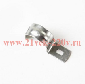 Скоба крепежная однолапковая СМО 19-20 метал. оцинк. TOKOV ELECTRIC TKE-SMK-19-20-1