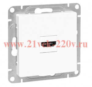 Розетка СП Эпика HDMI механизм бел. EKF UP1-SOW-HDMI