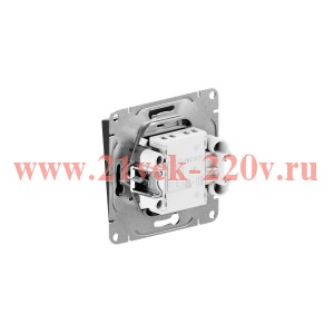 Выключатель кнопочный 1-кл. СП Эпика механизм черн. EKF UP1-SWB-13