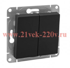 Выключатель перекрестный 2-кл. СП Эпика механизм черн. EKF UP1-SWB-22