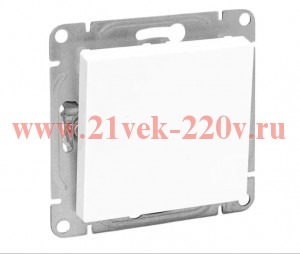 Выключатель 1-кл. СП Эпика механизм бел. EKF UP1-SWW-10