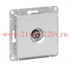 Розетка телевизионная оконечная TV СП Эпика механизм алюм. EKF UP1-SOA-TV-3