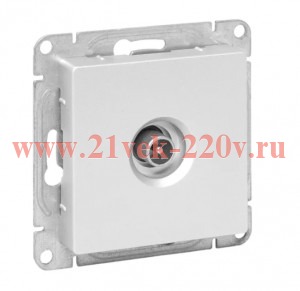 Розетка телевизионная проходная TV СП Эпика механизм алюм. EKF UP1-SOA-TV-2