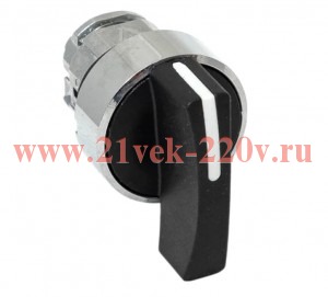 Механизм переключателя исполнительный XB4 IP65 на 3 положения с фиксацией без подсветки с длинной ру