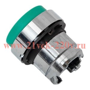 Механизм кнопки исполнительный XB4 IP65 выпирающая возвратный без фиксации без подсветки зел. EKF XB