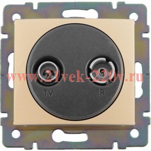Розетка TV-FM оконечная 862 МГц 10 дБ Legrand Valena Крем