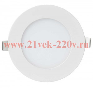 Светильник светодиодный RLP-eco 18Вт 230В 4000К 1080лм 225мм IP40 панель круглая бел. IN HOME 469061
