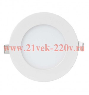 Светильник светодиодный ДВО RLP-eco 12Вт 230В 4000К 840Лм 170/150мм бел. IP40 IN HOME 4690612010007