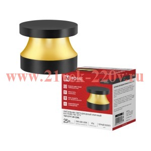 Светильник светодиодный ТБУ-CITY LID-25BL 25Вт 3000/4000/6500К IP54 90х120мм уличный на столб черн.