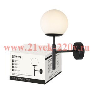 Светильник AURORA ONE-G9-BL 1хG9 настен. под лампу плафон матов./корпус черн. IN HOME 4690612063713