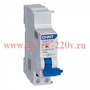 Расцепитель максимального/минимального напряжения OUVT-X1 для NXB-63 (R) CHINT 814985