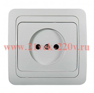 Розетка 1-м CLASSICO 2022 бел. ASD / IN HOME 4680005959891