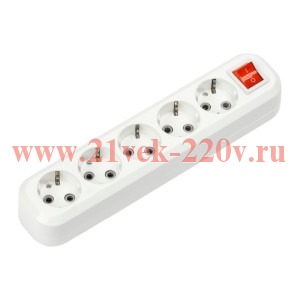 Колодка 5м УЗВ-5-GRAND с выключателем и заземлением 5250 IN HOME 4690612043098