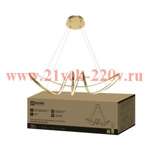 Светильник светодиодный ESTETIKA DALI-SM-90GL 90Вт 3000-6500К 230В 760х210х210мм 1.2м трос ДУ зол. I