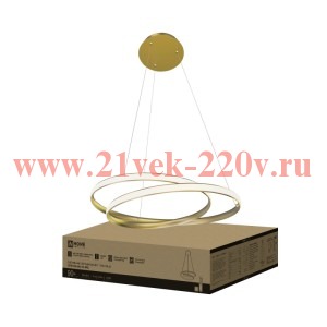 Светильник светодиодный ESTETIKA DALI-HL-90GL 90Вт 3000-6500К 230В 500х500х120мм 1.2м трос ДУ зол. I