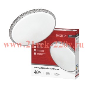 Светильник светодиодный DECO MYSTERY 48Вт 4000К 4320лм 230В 390х65мм IN HOME 4690612063447