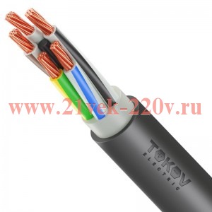 Кабель TOKOV ELECTRIC ППГнг(А)-HF 5х25 МК (N PE) 1кВ (м) ТХМ00416255
