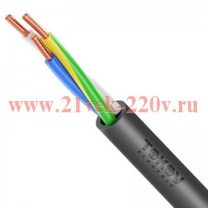 Кабель TOKOV ELECTRIC ППГнг(А)-HF 3х16 ОК (N PE) 1кВ (м) ТХМ00416252