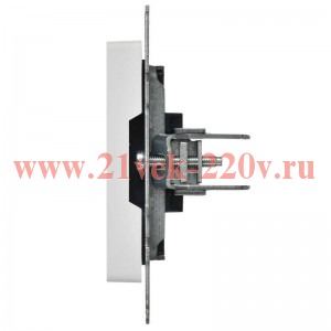 Заглушка с суппортом ИЭК BRITE арктический белый (МЗ10-БрАБ) BR-PL10-K91