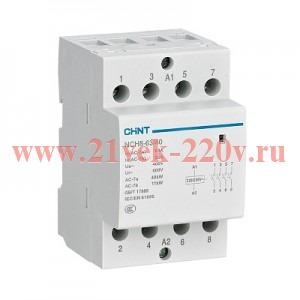 Контактор модульный NCH8-63/22 63A 2НЗ+2НО AC24В 50Гц (R)