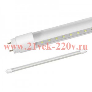 Лампа светодиодная LED-T8R-П-PRO 10Вт 230В G13R 6500К 800Лм 600мм прозр. поворотная IN HOME 46906120