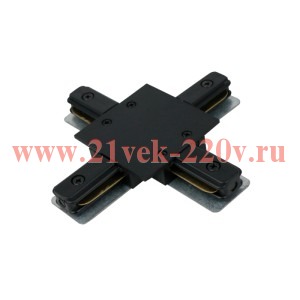 Коннектор шинопровода X-образный XC-B-TL TOP-LINE черн. IN HOME 4690612045405
