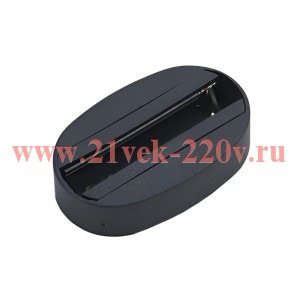 Крепление стационарное CKB90-BL 90мм для трековых светильников черн. IN HOME 4690612060774