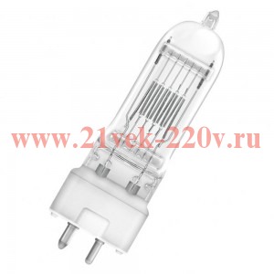 Лампа галогенная 64745 230V 1000W GX9.5 (FVA CP/70) d26x110mm 200h OSRAM (PHI 6995P)