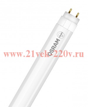 Лампа светодиодная T8 ST8B -1.2M 18W/830 230VAC DE 1440Lm 3000K Ra80 (2х сторон.прям. подкл) OSRAM