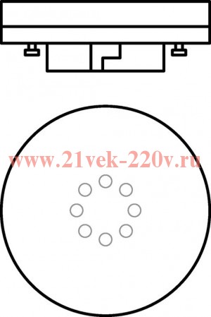 Лампа светодиодная OSRAM LED Value LVGX5360 8SW/865 (60W) 230V GX53 640Lm 28x73mm