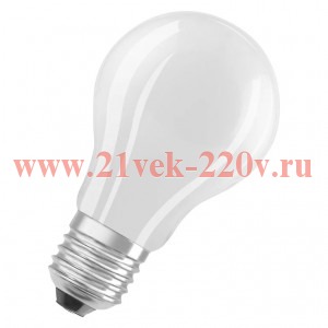 Лампа филаментная Osram PARATHOM CL A 7,5W/840 (75W) FR DIM 230V E27 1055Lm Filament