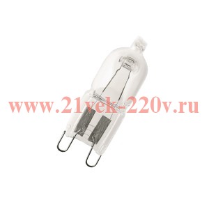 Лампа галогенная HCS CL 60W 220V G9 (прозрачная) капсульная FOTON