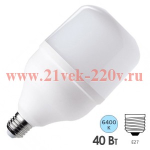 Лампа светодиодная Foton FL-LED T115 40W 6400K 180-220V E27 4000Lm D115x202 614780