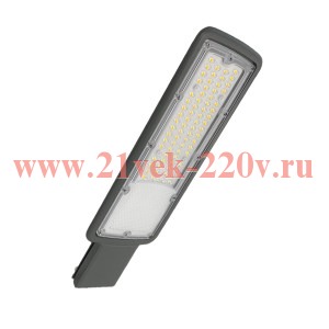 Консольный светодиодный светильник FL-LED Street 30W Grey 5000K 400*130*27мм 3000Лм ( для d-40)