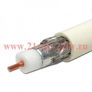 Кабель коаксиальный RG 6U CCS 18проц. 48х0.12 100м (м) Net.on 03-0103