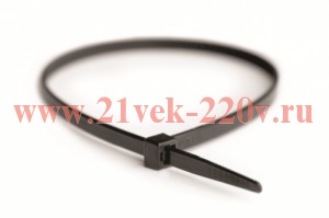 Хомут P6.6 стандартный, черный, 12,5х1000 ДКС (в уп.50шт)