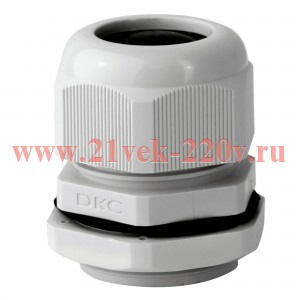 Зажим кабельный с контргайкой PG36 диаметр кабеля 20-31мм IP68 DKC