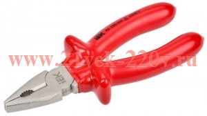 Пассатижи диэлектрические Profi 160мм 1000В ARMA2L 3 IEK A2L3-PL20-K2-160