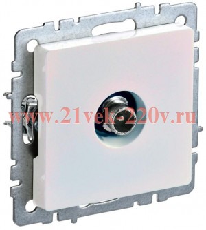 Розетка TV ИЭК BRITE проходная жемчуг (РТВ10-0-БрЖ) BR-A10-P-K36