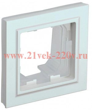 Рамка на 1 пост IP44 ИЭК BRITE жемчуг (РУ-1-БрЖ-44) BR-M12-44-K36