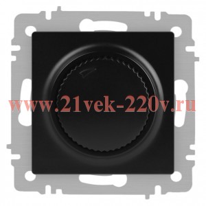 Светорегулятор Intro Accent 6-401-05 поворотный, 600Вт 230В, IP20, СУ, антрацит