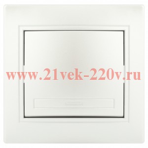 Переключатель Intro Plano 1-108-06 промежуточный, 10А-250В, IP20, СУ, перламутр
