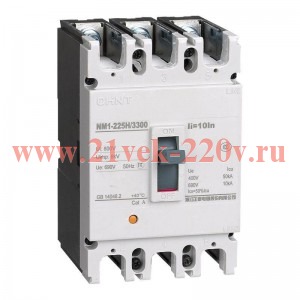 Выключатель автоматический 3п 160А 25кА NM1-250S CHINT 126584