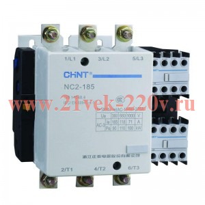 Контактор NC2-185NS реверс 185А 110В/АС3 50Гц (R) CHINT 235820