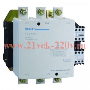 Контактор NC2-500 500А 110В/АС3 50Гц (R) CHINT 236245