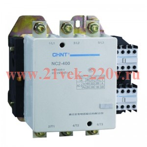 Контактор NC2-400 400А 110В/АС3 50Гц (R) CHINT 236145