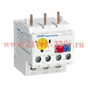 Реле перегрузки тепловое NR8-38 0.28-0.4А (R) CHINT 253675